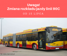 Zmiana funkcjonowania linii 90C