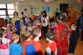 Bal karnawałowy w brzezińskich Przedszkolach