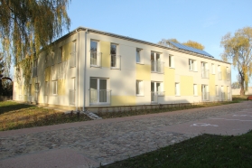 Komunalny budynek wielorodzinny przygotowany do zamieszkania