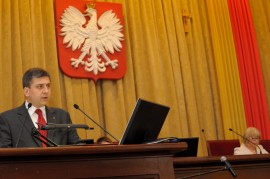 Otwarcie obrad uroczystej sesji Rady Miasta Łodzi