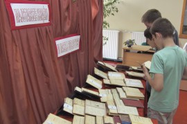 Goście mogli obejrzeć m.in. wystawę starodruków sprzed ponad 100 lat