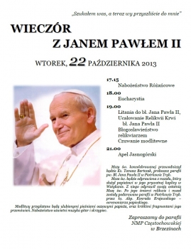 WIECZÓR Z JANEM PAWŁEM II