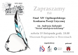 Finał kolejnej edycji Ogólnopolskiego Konkursu Poezji Lirycznej im. A. Babaryko